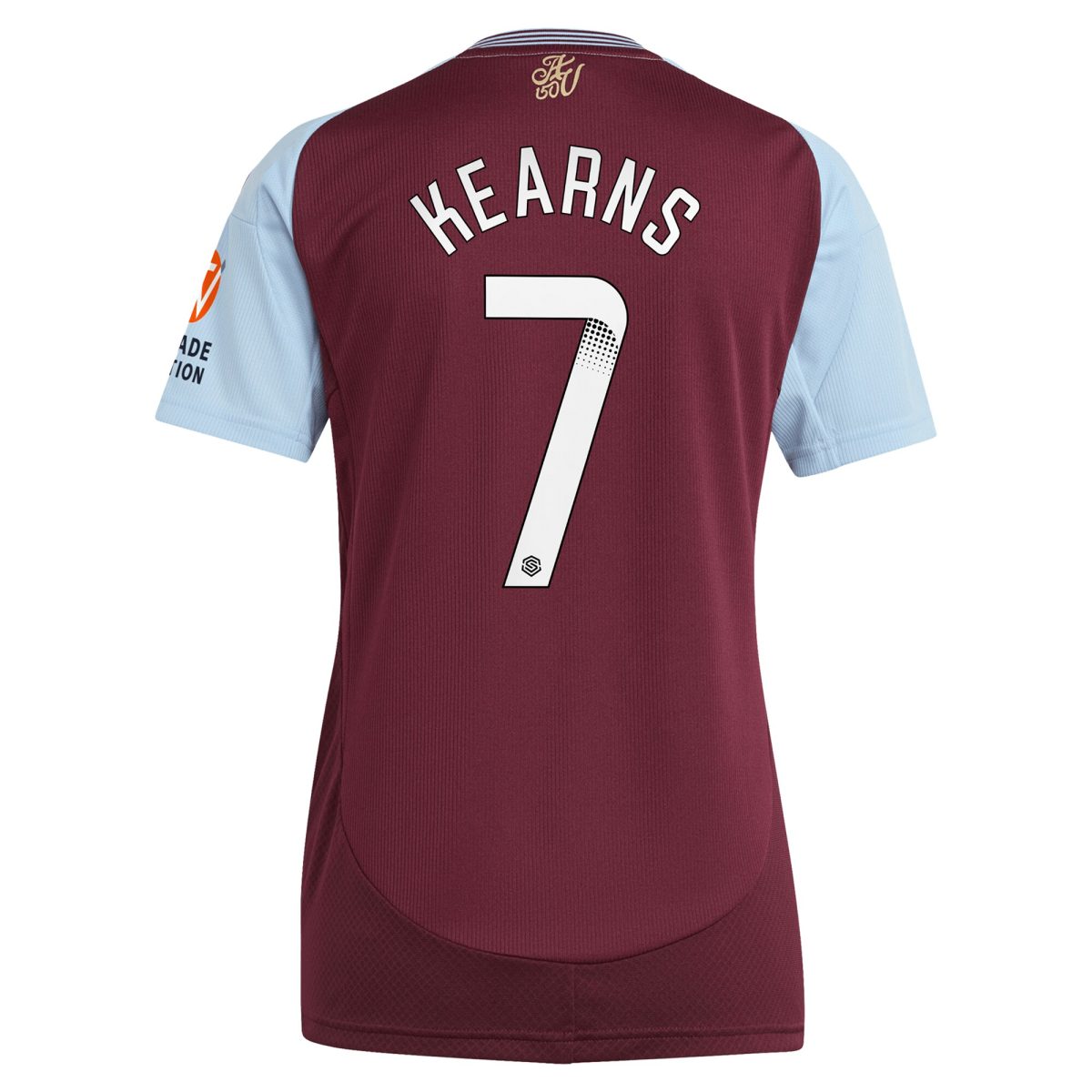 aston villa wsl adidas home shirt 2024-25 – womens with kearns 7 printing Collection | Official Aston Villa Jerseys
