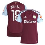 aston villa wsl adidas home shirt 2024-25 – womens with mullett 18 printing Collection | Official Aston Villa Jerseys