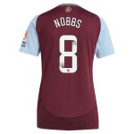 aston villa wsl adidas home shirt 2024-25 – womens with nobbs 8 printing Collection | Official Aston Villa Jerseys
