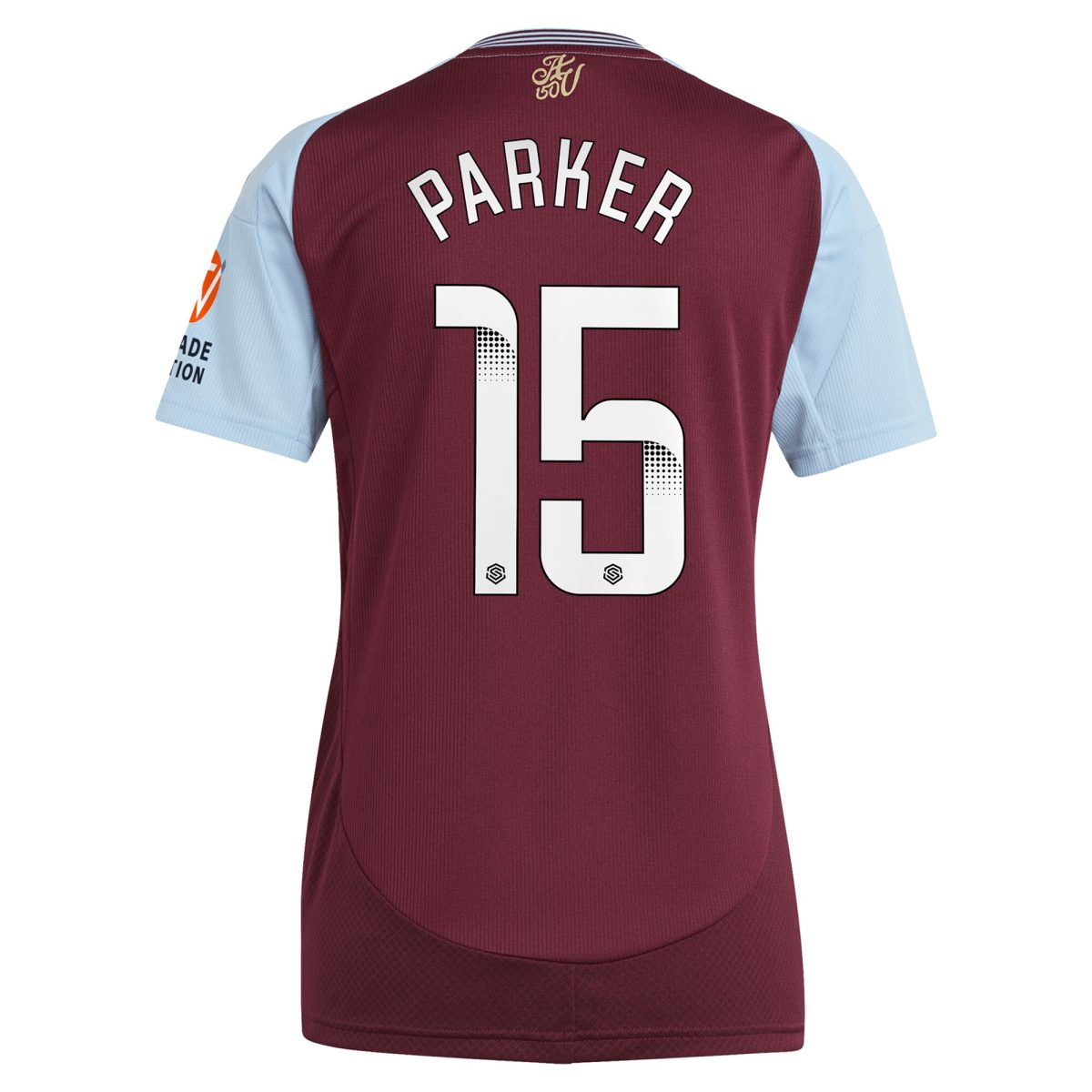 aston villa wsl adidas home shirt 2024-25 – womens with parker 15 printing Collection | Official Aston Villa Jerseys