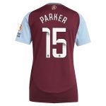 aston villa wsl adidas home shirt 2024-25 – womens with parker 15 printing Collection | Official Aston Villa Jerseys