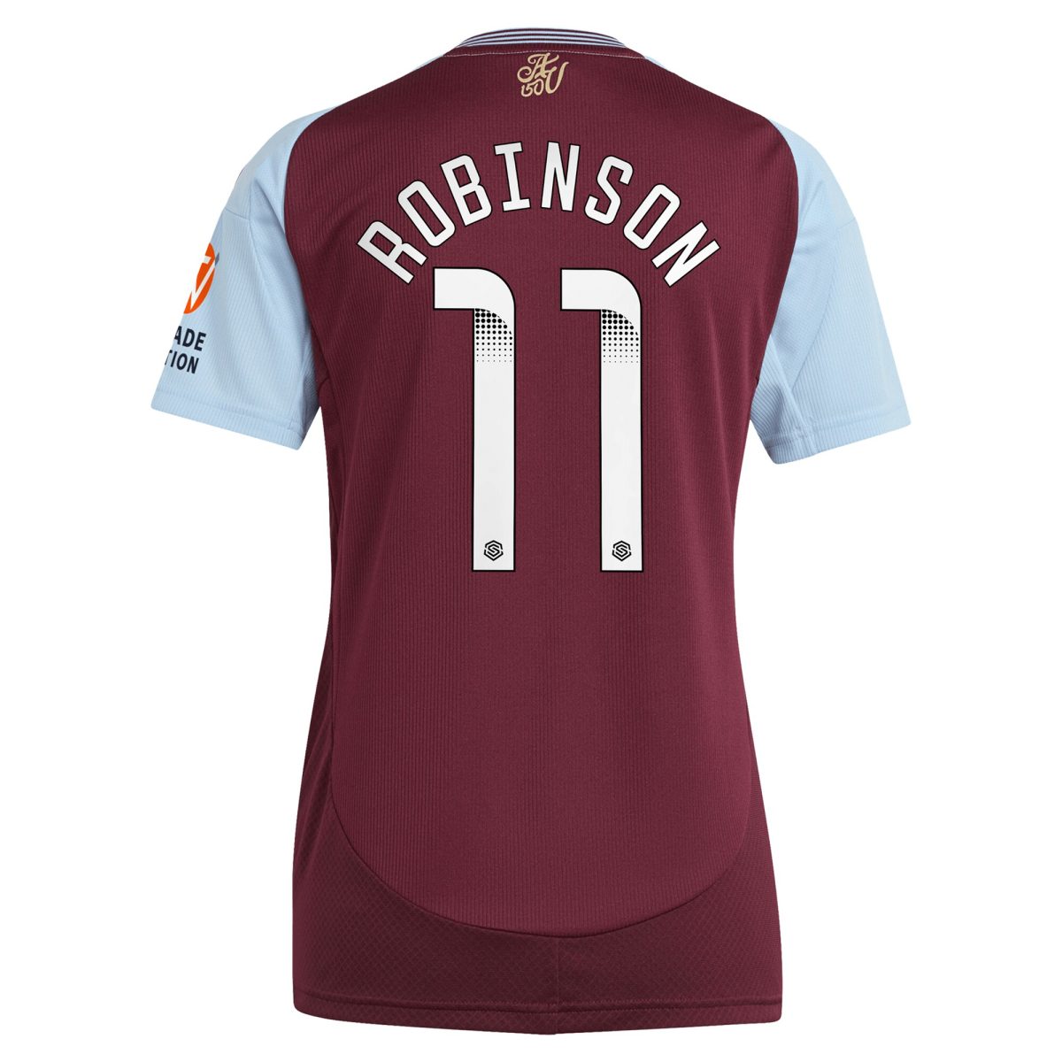 aston villa wsl adidas home shirt 2024-25 – womens with robinson 11 printing Collection | Official Aston Villa Jerseys