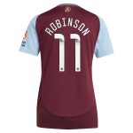 aston villa wsl adidas home shirt 2024-25 – womens with robinson 11 printing Collection | Official Aston Villa Jerseys