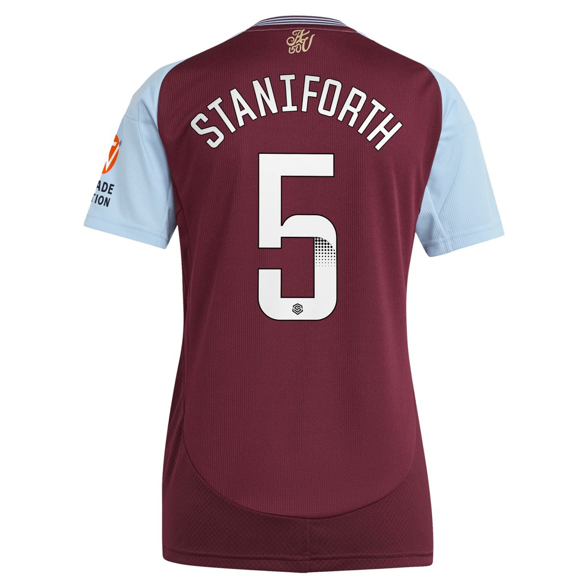 aston villa wsl adidas home shirt 2024-25 – womens with staniforth 5 printing Collection | Official Aston Villa Jerseys