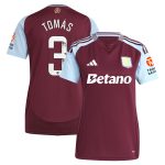 aston villa wsl adidas home shirt 2024-25 – womens with tomás 3 printing Collection | Official Aston Villa Jerseys