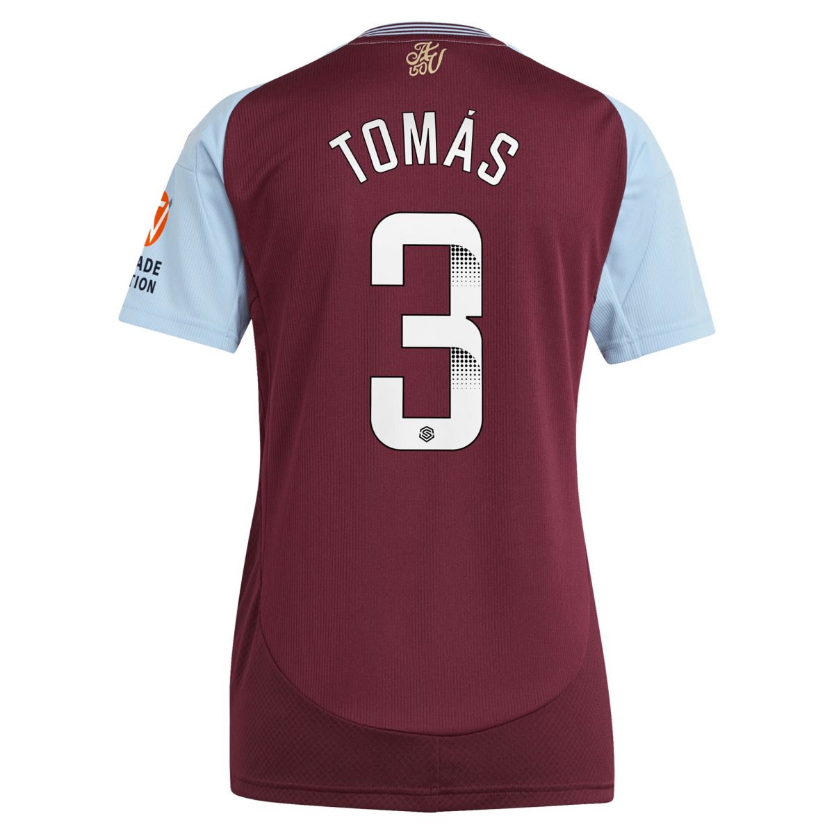 aston villa wsl adidas home shirt 2024-25 – womens with tomás 3 printing Collection | Official Aston Villa Jerseys