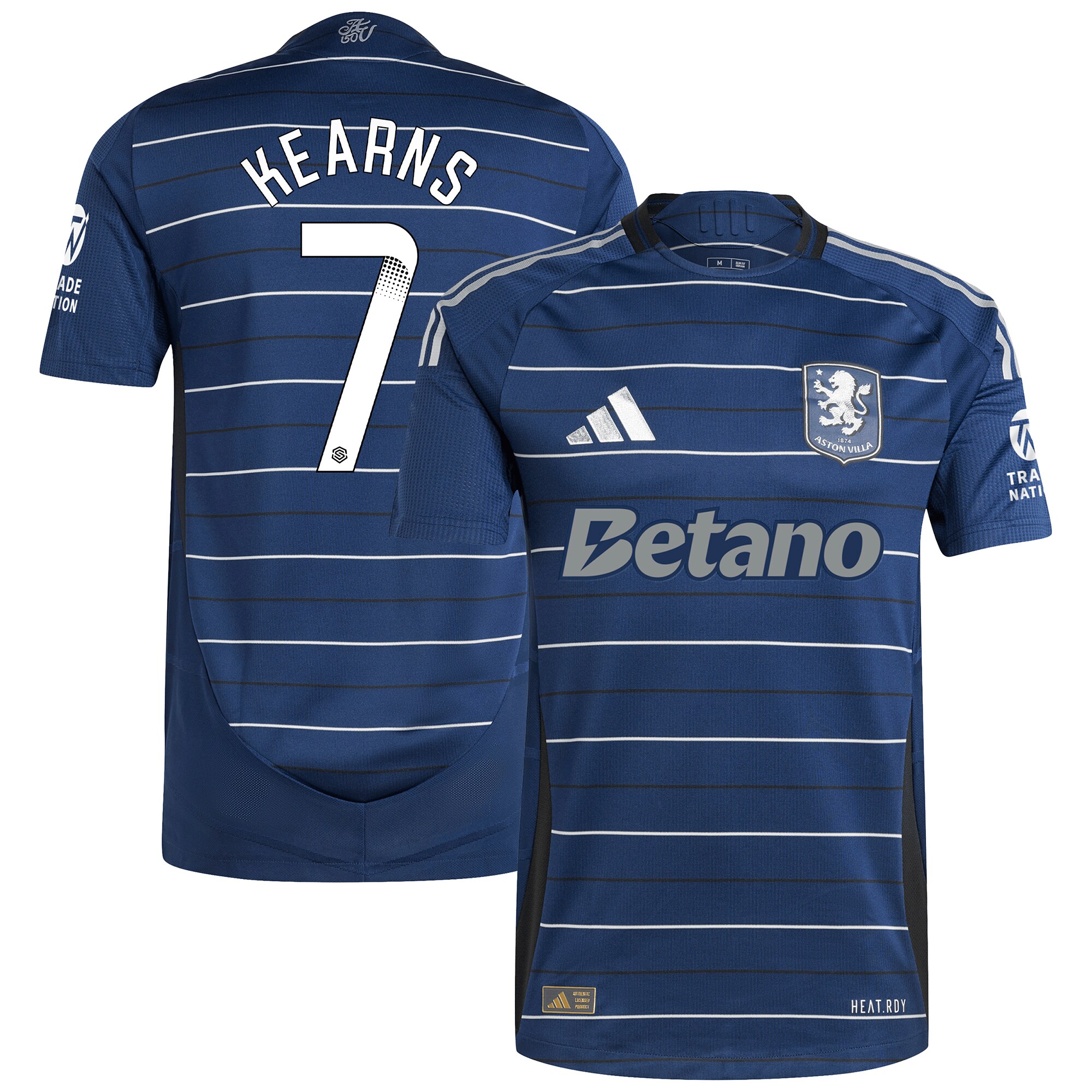 aston villa wsl adidas third authentic shirt 2024-25 with kearns 7 printing Collection | Official Aston Villa Jerseys