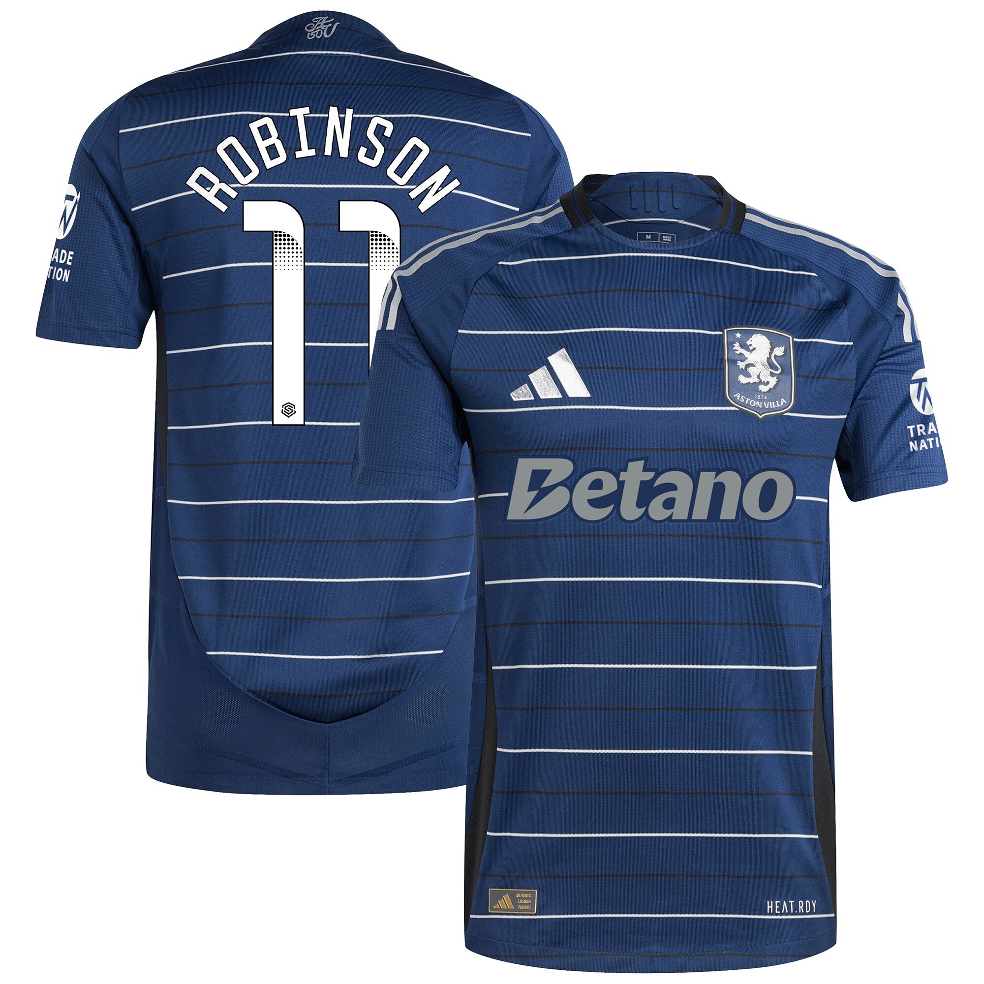 aston villa wsl adidas third authentic shirt 2024-25 with robinson 11 printing Collection | Official Aston Villa Jerseys