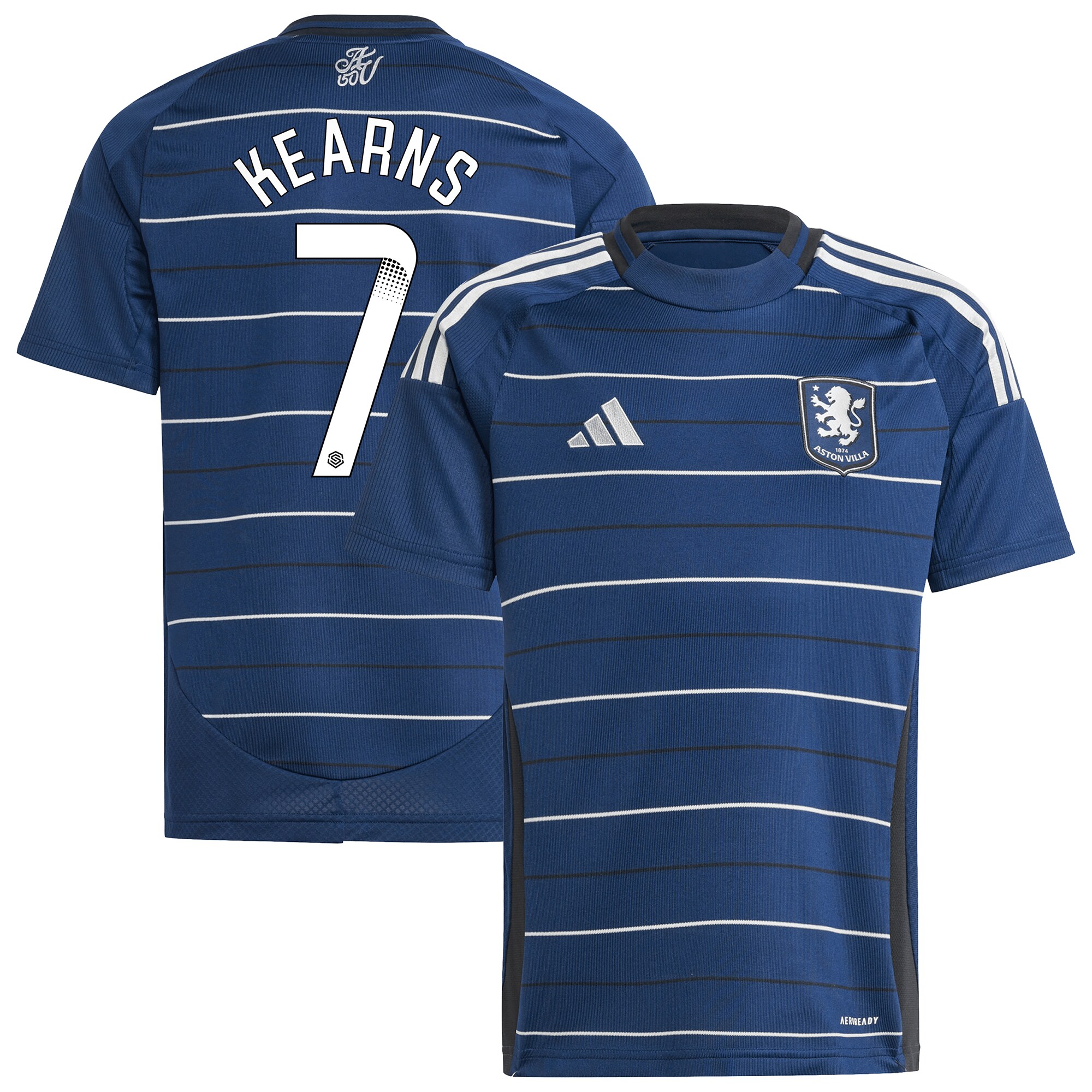 aston villa wsl adidas third shirt 2024-25 – kids with kearns 7 printing Collection | Official Aston Villa Jerseys