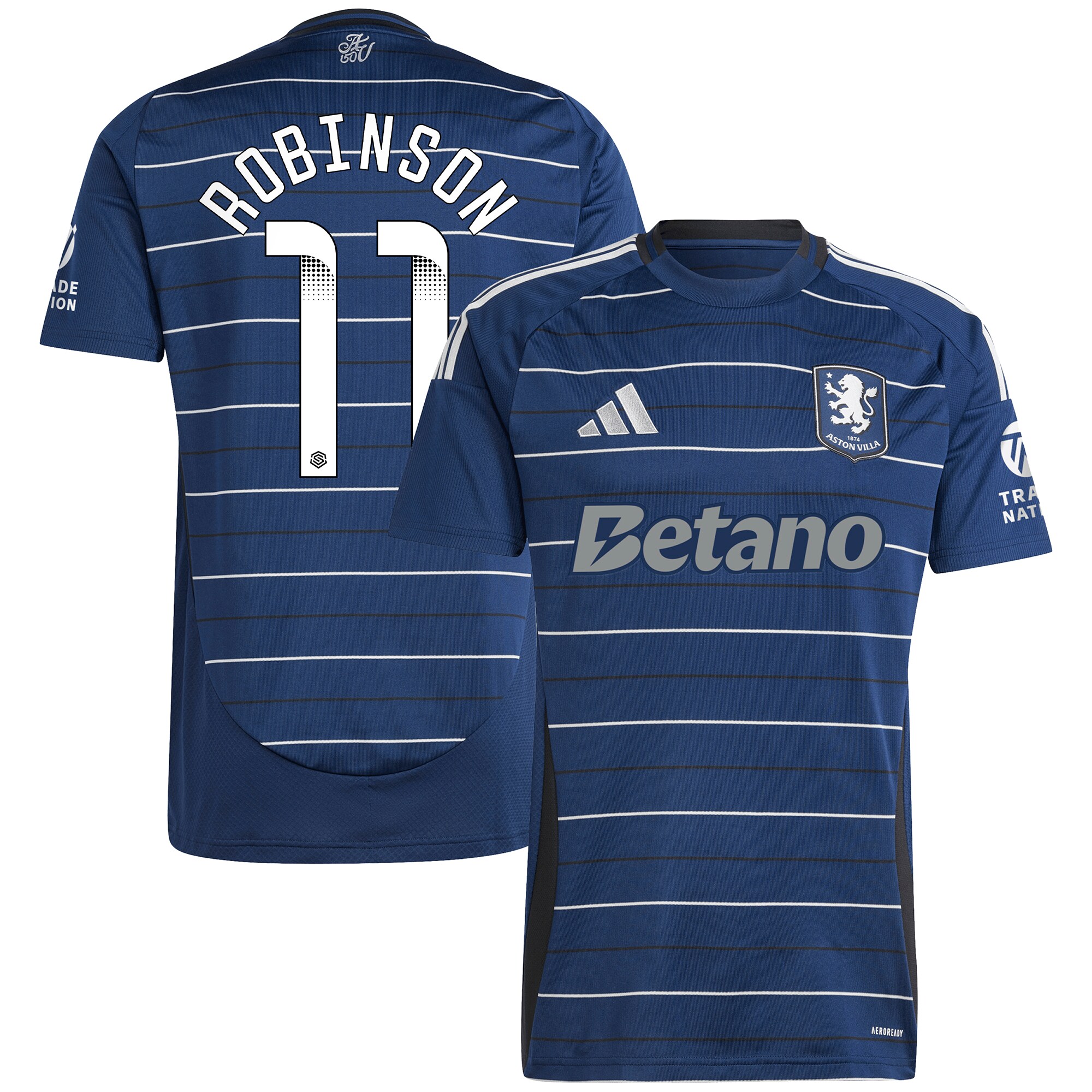 aston villa wsl adidas third shirt 2024-25 with robinson 11 printing Collection | Official Aston Villa Jerseys