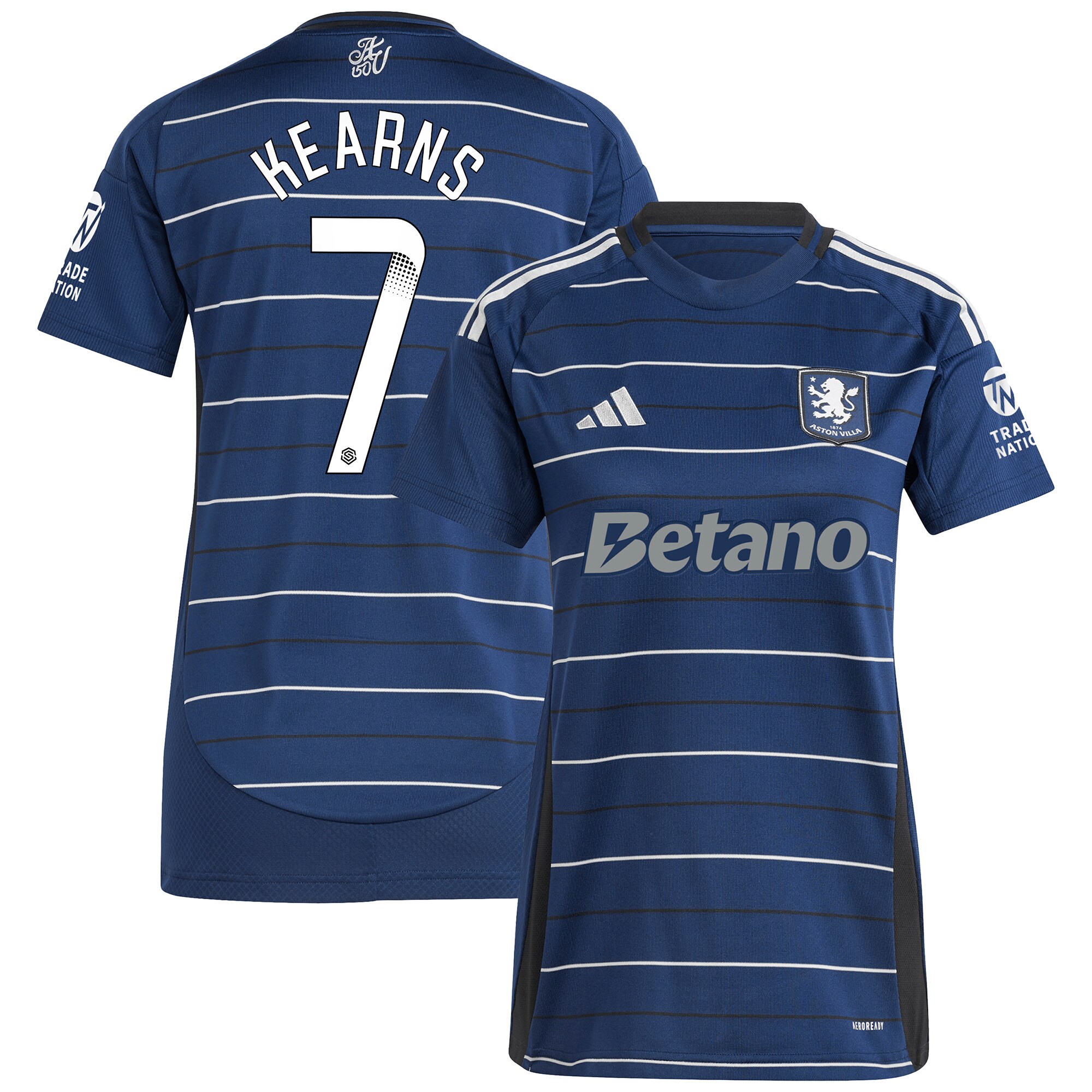 aston villa wsl adidas third shirt 2024-25 – womens with kearns 7 printing Collection | Official Aston Villa Jerseys