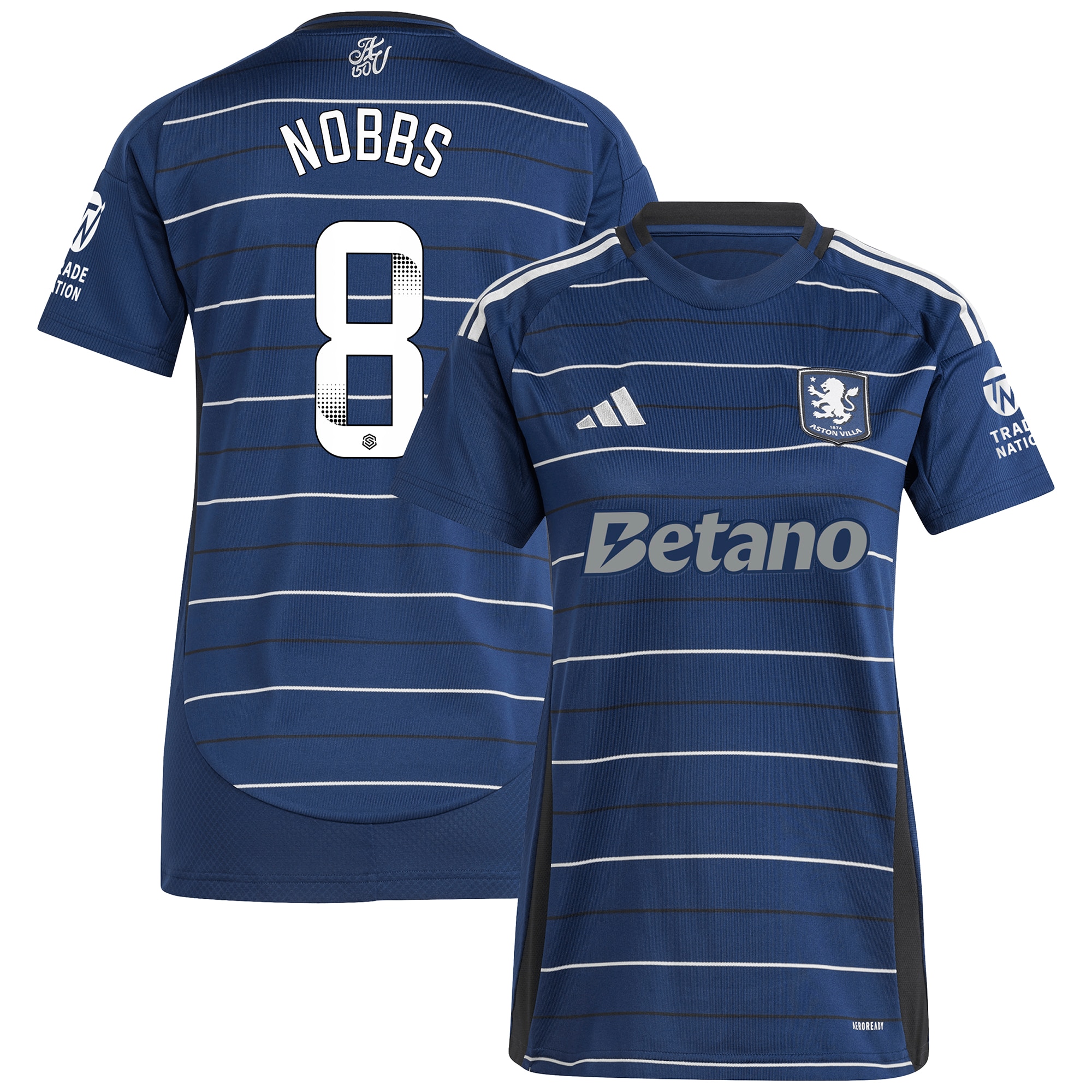 aston villa wsl adidas third shirt 2024-25 – womens with nobbs 8 printing Collection | Official Aston Villa Jerseys