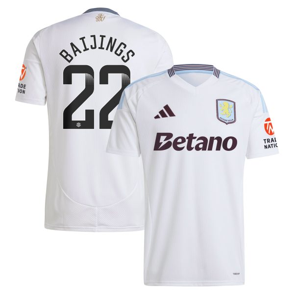 aston villa wsl away shirt 2024-25 with baijings 22 printing Collection | Official Aston Villa Jerseys