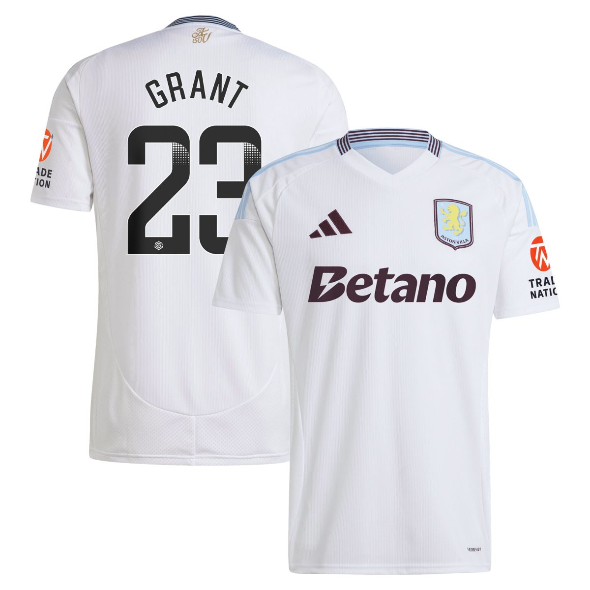 aston villa wsl away shirt 2024-25 with grant 23 printing Collection | Official Aston Villa Jerseys