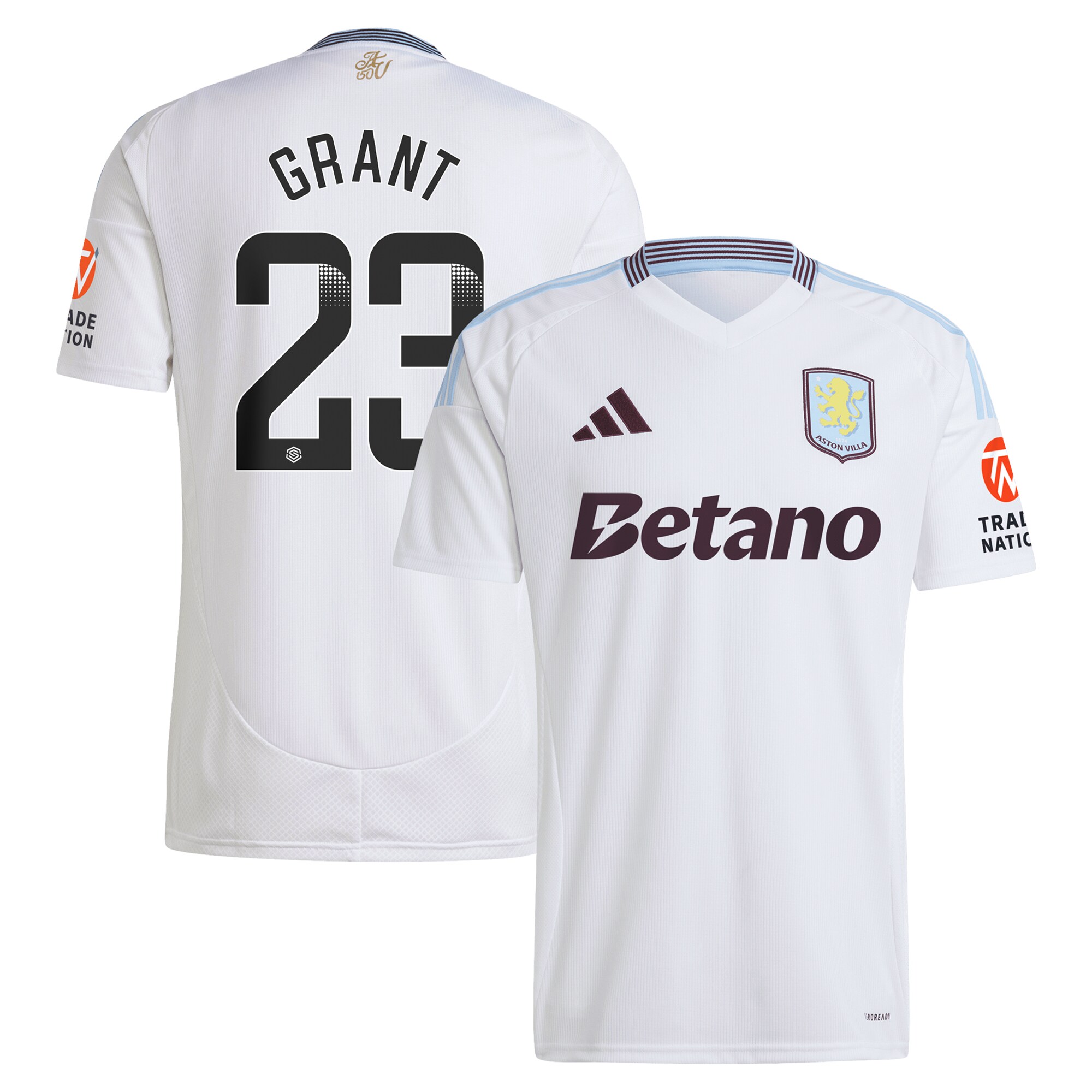 aston villa wsl away shirt 2024-25 with grant 23 printing Collection | Official Aston Villa Jerseys