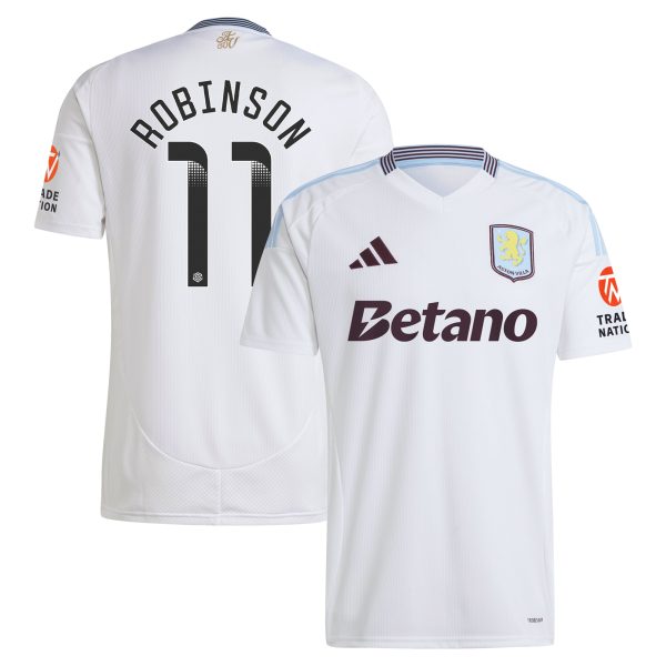 aston villa wsl away shirt 2024-25 with robinson 11 printing Collection | Official Aston Villa Jerseys