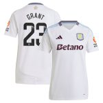 aston villa wsl away shirt 2024-25 – womens with grant 23 printing Collection | Official Aston Villa Jerseys