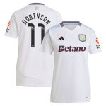 aston villa wsl away shirt 2024-25 – womens with robinson 11 printing Collection | Official Aston Villa Jerseys